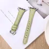 Correa de Apple S10 para Reloj con Patrón de Lagarto de Cintura Pequeña Hebilla de Herradura Iwatch986Se Modelo Delgado 42mm para Mujer