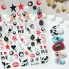 Pegatinas Creativas para Uñas de Billar con Dados 5D en Relieve Llama Tridimensional Estrella de Cinco Puntas Pegatinas de Arte para Uñas DIY Accesorios Sl Modelo
