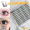 Cílios Postiços Transfronteiriços para Exportação, Grande Capacidade, Estilo Elfo da Floresta, Cílios Postiços DIY Sem Cola, Mais Vendidos, Volumosos, Tridimensionais, Curvados