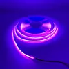 Fita de LED Cob 24V 320D Baixa Tensão 12V Luz Colorida Cor Única Barra de 8mm Canal de Alumínio Ktv Atmosfera Tira de Luz Linear Flexível