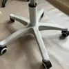 Ruedas Giratorias Negras para Silla, Patas de Silla, Pies de Nylon, Patas de Cinco Estrellas, Patas para Silla de Computadora, Accesorios de Oficina, Base de Soporte