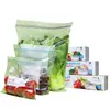 Bolsas de almacenamiento para refrigerador, bolsas herméticas para alimentos para uso doméstico, bolsas de refrigerador autosellables para porcionar alimentos, bolsas de almacenamiento y sellado