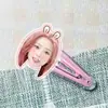 Itzy Hwang Yeji Shin Yuna Mercadoria de Celebridade Presilha de Cabelo de Acrílico Grampo de Cabelo Acessório de Cabelo Suporte para Show