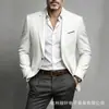 Ternos Masculinos para Comércio Exterior Transfronteiriço em Estoque, Novos Modelos para Noivos, Ternos Masculinos Plus Size para Casamento, Blazers Slim Fit para Homens