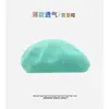 Boina Dulce Fina Transpirable de Color Sólido Estilo Japonés para Mujer Primavera y Verano Casual Versátil Sombrero de Artista Boina