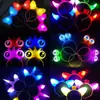 Diadema de Moño Luminoso Palo Fluorescente Aplaudir Manos Actividades del Campus de Jardín de Infancia Accesorios para Conciertos Juguetes de Puesto Callejero
