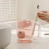 Taza de Lavado de Lujo para Entrada de Casa Taza de Cepillado de Grado Superior Juego de Tazas de Lavado para Pareja Estante para Guardar Cepillos de Dientes Taza para Enjuague Bucal Infantil