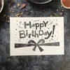 Template de Pintura Spray Caractere Fu Feliz Aniversário Banquete de Hotel Atacado Molde Tema Pronto Fu Lu Shou Publicidade de Parede Externa