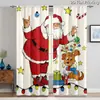 Cortinas de Grinch Navideño Decoración Festiva Cortinas Romanas Cortas Sin Taladro Cortinas Impresas Digitalmente