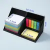 Caja Rotatoria Mágica Adhesiva Transfronteriza Publicitaria Set Combinado Personalizado de Notas Adhesivas para Oficina de Negocios con Portalápices e Impresión de Logo