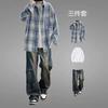 Camiseta de Manga Corta para Hombre de Primavera y Otoño, Camiseta Casual de Verano para Hombre, Conjunto de Dos Piezas, Estilo Moderno