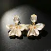 Tk Pendientes de Borla Geométricos con Pedrería de Lujo Ligero Más Vendidos Moda Nicho Aretes Pendientes de Gama Alta