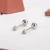 Brincos em Formato de Coração para Mulheres, Mini e Delicados, Estilo Fresco, Versáteis para o Dia a Dia, Design de Rosca, Não Precisa Tirar para Dormir, Uso Diário