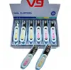 Cortauñas V845 en stock transfronterizo con almacenamiento para evitar que los recortes de uñas salgan volando, tijeras para uñas para manicura, venta al por mayor por caja