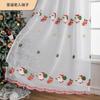 Cortinas de Santa Claus Americano Cortinas Semi-Opacas Sala de Estar de Navidad Dormitorio Estudio Balcón Ventana Saliente Spot Venta al por Mayor