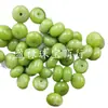 Ábaco de Botones de Jade Verde Oliva Cuentas de Jade Sueltas Jadeita de Cuarcita Espaciadores Verdes Fruta Accesorios para Joyería Cuentas de Jade