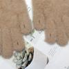 Guantes de Punto de Felpa para Otoño e Invierno para Mujer Estilo Coreano Invierno Corazón de Chica Lindos de Muñeca Larga Calientes de Cinco Dedos con Pantalla Táctil Calcetines de Mano para Estudiantes