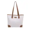 Bolsa Tote com Estampa Retrô Feminina Grande Capacidade Textura de Comércio Exterior Moda Única Ombro Bolsa de Axila Versátil Simples Bolsa de Mão