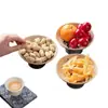 Plato de Fruta Cerámico Chino, Plato Alto, Mesa de Café de Sala de Estar en Casa, Plato de Homenaje, Plato para Bocadillos y Té, Plato de Bocadillos de Aspecto Elegante