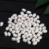 Artículo popular para transmisiones en vivo: perlas de agua dulce naturales sueltas, casi redondas, alto brillo, sin imperfecciones, cuentas desnudas con agujero recto, fuente de accesorios para joyería DIY