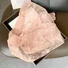 Bufanda Fina y Fresca de Encaje Bordado Retro Elegante para Mujer Estilo Coreano para Primavera y Verano, Bufanda Versátil de Gasa de Color Sólido al por Mayor