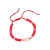 Pulsera Multicapa Personalizada Hecha a Mano con Cuentas Estilo Ins de Gama Alta para Mujer Pulsera Plegable de Cerámica Suave para Mujer Nicho