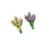 Broche Morado Lavanda, un Ramo de Flores, Accesorio Decorativo para Abrigo de Suéter, Pin de Ramillete para Prevenir la Exposición para Mujeres