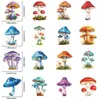 Compra Directa Transfronteriza [Calificado Ce.Cpc] 50 Pegatinas Transparentes Realistas de Hongos Creativos para Mascotas para Botellas de Agua y Equipaje