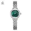 Relógio feminino SK é à prova d'água, adornado com diamantes, moderno e de alto valor, relógio de quartzo, relógio feminino de nicho transfronteiriço 0222