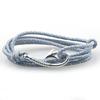Marca de Moda Original Hecho a Mano Simple Nostálgico Retro Viento Marino Barco Ancla Gancho de Pesca Popular Pulsera de Pareja Pulsera