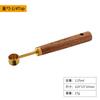Taza medidora de madera de durazno dorado cuchara medidora juego de 8 piezas cuchara medidora de acero inoxidable 15ml30ml cuchara de café cuchara medidora para hornear cuchara medidora