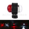 Luces laterales para camión de doble cara rojas y blancas al por mayor 10-30v Luces laterales para camión europeas y americanas modificadas KH-X9
