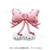 Balões de Festa de Aniversário da Hello Kitty Decoração de Gato de Desenho Animado Laço Balão Bobo Decoração de Festa de Aniversário