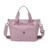 Bolsa Tote de Gran Capacidad para Mujer, Moda Casual, Tela de Nylon, Bolso de Hombro Único Cruzado, Ligero, Multicapa, Lona, Impermeable, Bolso para Mujer