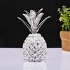 Adornos creativos de cristal con forma de piña transparente para la entrada del hogar, decoración para armario, regalo Ruyi