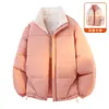 Jaqueta de Algodão Mais Vendida Masculina Inverno Novo Estilo Plus Veludo de Lã de Cordeiro Espessada Casal Gola Alta Casual Tendência Jaqueta de Algodão Casaco Roupas de Algodão