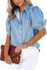 Novedades Primavera y Otoño 2025 Aliexpress Camisa de Mujer Imitación Vaquera Amazon Cárdigan en Stock Versión Europea Múltiples Colores Múltiples Tallas