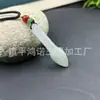 Xinjiang Jade Natural Tianshan Fivela da Paz Pingente Cabacinha Pingente Buda Pixiu Vários Pingentes de Jade Atacado