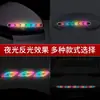 Pegatinas para Guardabarros de Coche, Pegatinas para Espejo Retrovisor, Pegatinas Reflectantes para Parachoques Trasero de Maletero, Pegatinas de Advertencia, Pegatinas Decorativas Personalizadas Creativas para Carrocería de Coche con Adhesivo de Resina