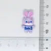 Pasador de Policía Conejo de Dibujos Animados Animal Lindo Accesorios de Resina de Ciudad Goma para el Cabello DIY Accesorios para el Cabello de Niños Zuecos