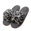 Pantuflas de Algodón para Mujer para el Hogar y Uso Exterior, Pantuflas Cálidas de Piel Sintética con Suela Gruesa para Maternidad, Pantuflas de Algodón para Mujer con Suelas de Espuma Eva