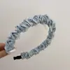 Diadema de Peine Floral Plegada Wrap-Around, Diseño de Corona Alta, Reversible para Uso Diario, Pinza para el Cabello Antideslizante