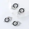 Accesorios para adornos populares cruzados colgante diy incrustado con diamantes de imitación colgante doble geométrico accesorios de adornos de perforación de punto materiales personalizado