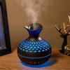 Fabricante Humidificador Grano de Madera de Hongo Imitación Grano de Madera Jarrón Lámpara Colorida USB Silencioso Hidratación del Aire Atomizado Spray de Aromaterapia