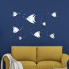 JM322 Pegatina de Pared Espejo de Pez Burbuja de Dibujos Animados Habitación Infantil Baño Autoadhesiva Acrílico Sala de Estar Fondo Decorativo Pegatina de Pared