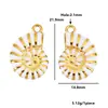 Acero Inoxidable Goteo de Aceite Colgante Sólido de Caracola DIY Pulsera con Tema Marino Collar Accesorios de Joyería Llavero Colgante para Bolsa