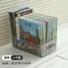 Caixa de Armazenamento de Livros Caixa de Armazenamento Transparente para Desktop Lanche Brinquedo Sala de Estar Dormitório Caixa de Cosméticos Caixa de Molde Acrílico