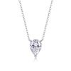 Collar Colgante de Cadena Larga Estilo Coreano En Stock Versátil Transfronterizo Simple Moda Plata S925 Moissanita Estilo Yis Verano para Mujeres