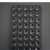 Soporte de ventosa de doble cara, diseño simple, engrosado, no requiere taladro, ventosa pequeña de silicona antideslizante multifuncional