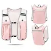 Bolsa de Celular para Corrida Mochila de Colete para Caminhada ao Ar Livre Mochila de Colete para Ciclismo e Caminhada Mochila Leve para Armazenamento Esportivo Bolsa para Garrafa de Água